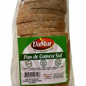 Pan de Quinoa Sal, Tajado 450gr