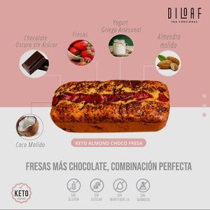 Keto Almond Choco Fresa 320gr