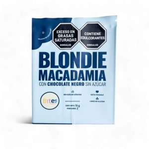 Blondie de Macadamia con Chocolate Negro 70gr