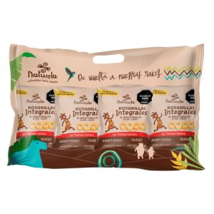 Rosquillas Integrales de arroz + semillas de chia y linaza 75gr