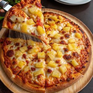 Pizza con Piña